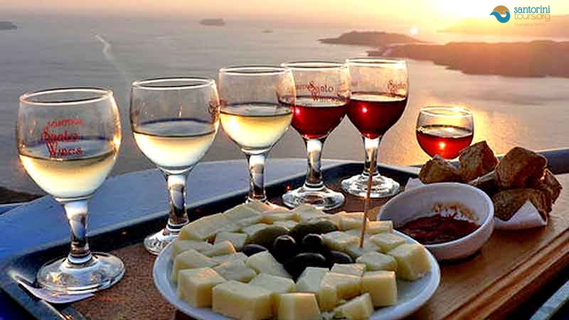 wine lovers guided tour, santorini best wineries by santorini tours, Santorini wine tour,
